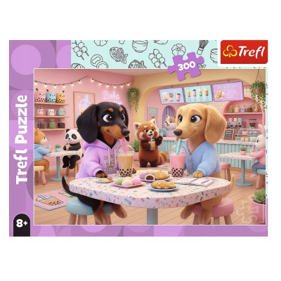 23050 TREFL PUZZLE JAMNIKI W KAWIARNI PIESKI 300 EL