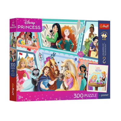 23049 TREFL PUZZLE KSIĘŻNICZKI DISNEY CUDOWNY BAL 300 EL