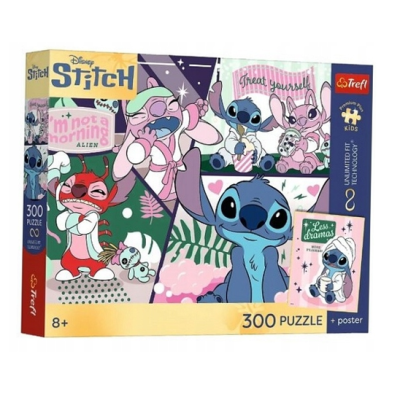 23048 TREFL PUZZLE KOSMICZNY DUET LILO & STITCH 300 EL