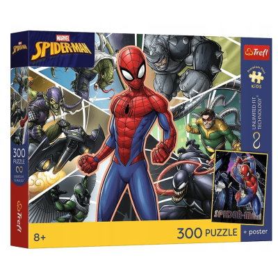 23047 TREFL PUZZLE MARVEL UKRYTY BOHATER SPIDERMAN 300 EL
