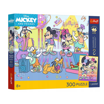23045 TREFL PUZZLE  MYSZKA MICKEY I PRZYJACIELE 300 EL