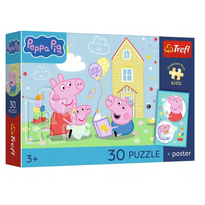 18345 TREFL PUZZLE ŚWINKA PEPPA 30 EL