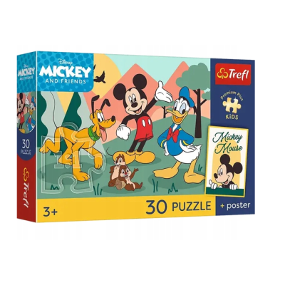 18339 TREFL PUZZLE BAJKOWE CHWILE MYSZKA MICKEY 30 EL