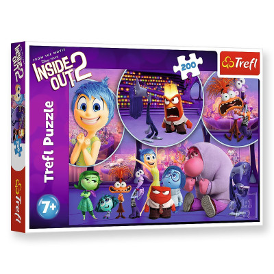 13305 TREFL PUZZLE W GŁOWIE SIE NIE MIEŚCI 2 DZIECIĘCE EMOCJE 200 EL