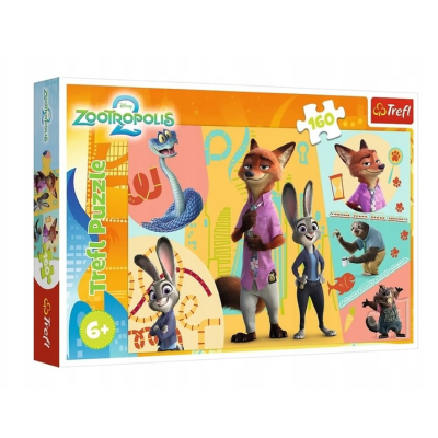 15429 TREFL PUZZLE RAZEM W ZWIERZOGRODZIE 160 EL