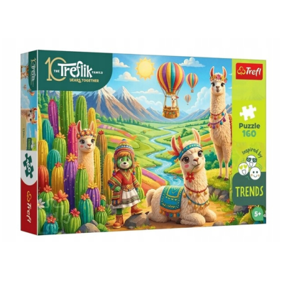 15445 TREFL PUZZLE RODZINA TREFLIKÓW LAMY 160 EL