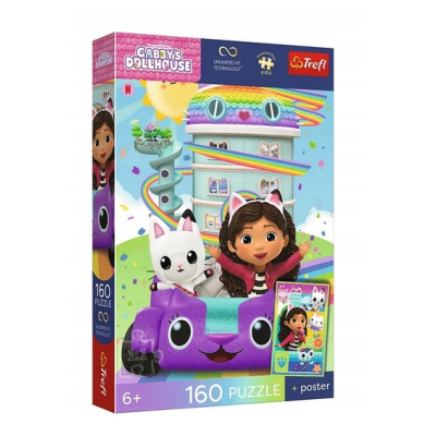 15441 TREFL PUZZLE KOCI DOMEK GABI GABBY 160 EL
