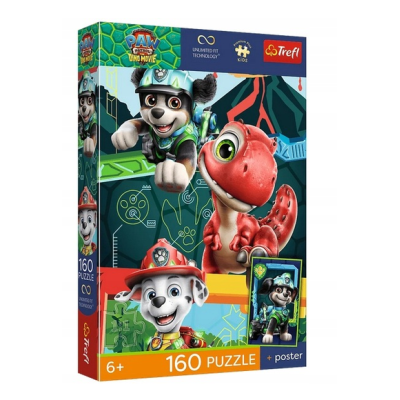 15434 TREFL PUZZLE PSI PATROL DINOZAUROWA PRZYGODA 160 EL