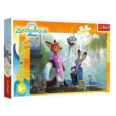 16523 TREFL PUZZLE TAJEMNICE ZWIERZOGRODU ZOOTOPIA 100 EL