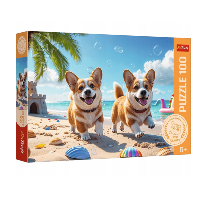 16536 TREFL PUZZLE PIESEK CORGI 100 EL