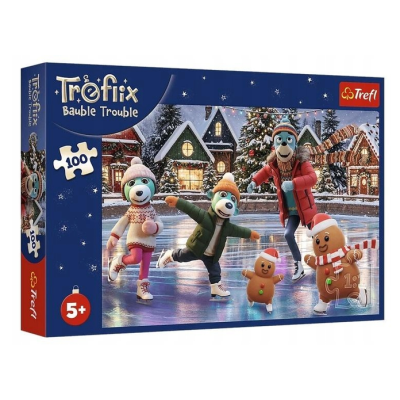 16539 TREFL PUZZLE RODZINA TREFLIKÓW ŚWIĘTA BERT W BOMBKACH  100 EL