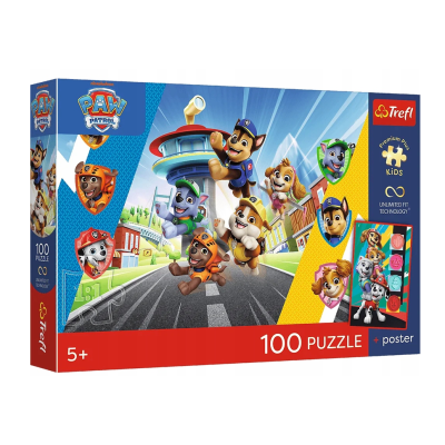 16550 TREFL PUZZLE PSI PATROL PSIA PRZYGODA 100 EL