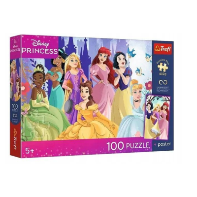 16554 TREFL PUZZLE RELAKS KSIĘŻNICZKI DISNEY 100 EL