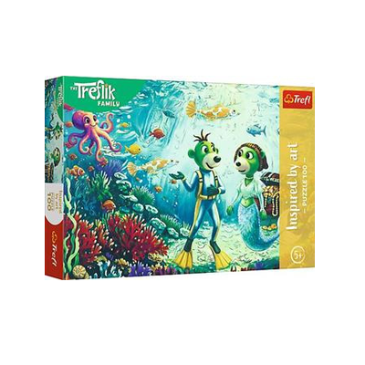 16565 TREFL PUZZLE MAGIA GŁĘBIN RODZINA TREFLIKÓW 100 EL