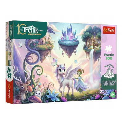 16573 TREFL PUZZLE MAGICZNE ŚWIATY RODZINA TREFLIKÓW 100 EL
