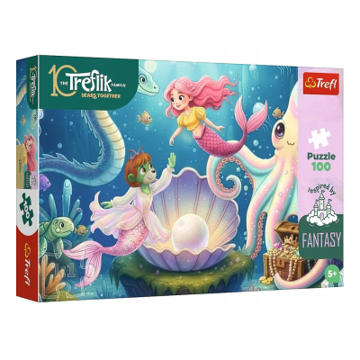16575 TREFL PUZZLE W KRAINIE SYRENEK RODZINA TREFLIKÓW 100 EL