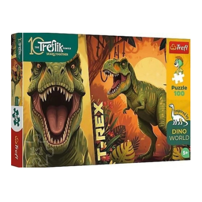 16578 TREFL PUZZLE DINOZAUR T-REX 100 EL
