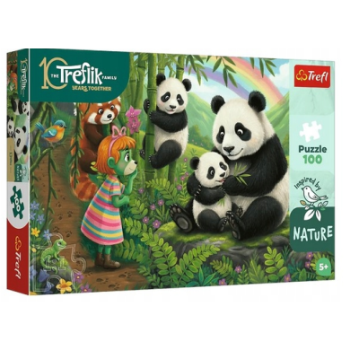 16595 TREFL PUZZLE RODZINA TREFLIKÓW PANDY 100 EL