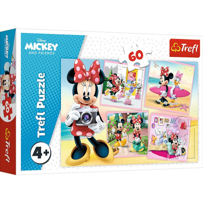 17360 TREFL PUZZLE MYSZKA MINNIE 60 EL