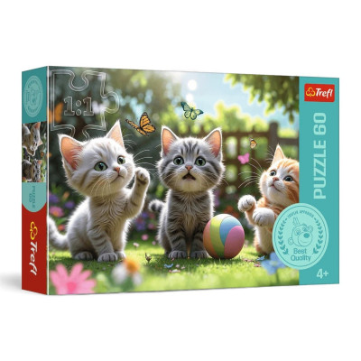 17412 TREFL PUZZLE TRZY KOCIAKI KOTKI 60 EL