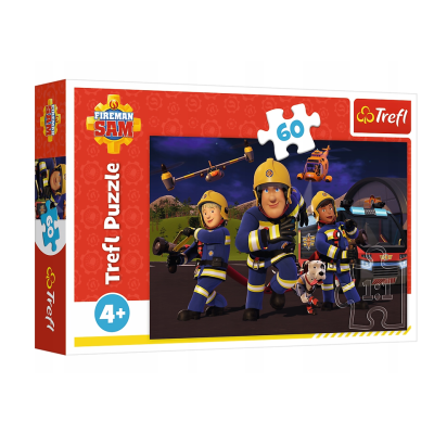 17413 TREFL PUZZLE STRAŻAK SAM STRAŻ POŻARNA 60 EL