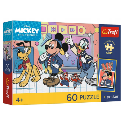 17433 TREFL PUZZLE MYSZKA MICKEY MYSIA EKIPA 60 EL