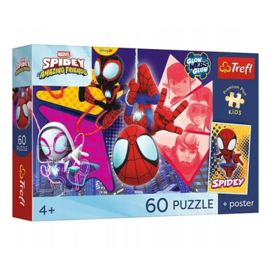 17429 TREFL PUZZLE SPIDEY NIESAMOWITA PRZYGODA 60 EL