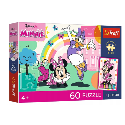 17428 TREFL PUZZLE MYSZKA MINNIE UŚMIECH 60 EL
