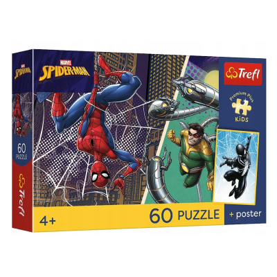 17427 TREFL PUZZLE SUPERBOHATERSKI DZIEŃ SPIDERMAN MARVEL 60 EL