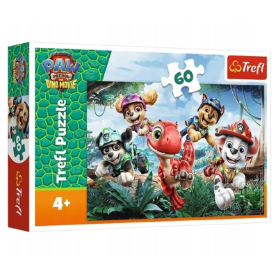 17425 TREFL PUZZLE PSI PATROL NA RATUNEK DINOZAUROM 60 EL