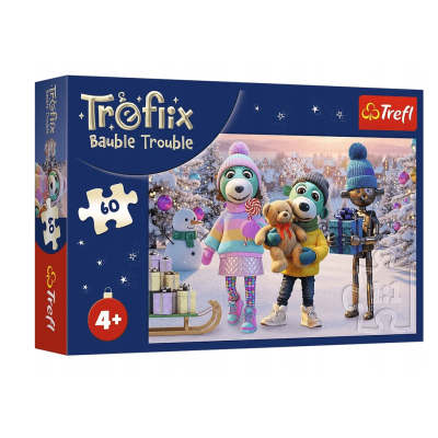 17417 TREFL PUZZLE RODZINA TREFLIKÓW ZIMOWY ROBOBOT ŚWIĘTA 60 EL