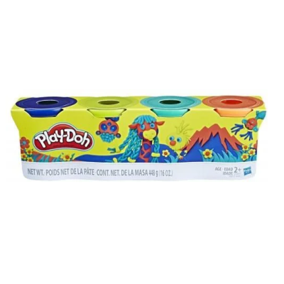 E4867 PLAY DOH CIASTOLINA TUBA TUBKI 4 SZT.