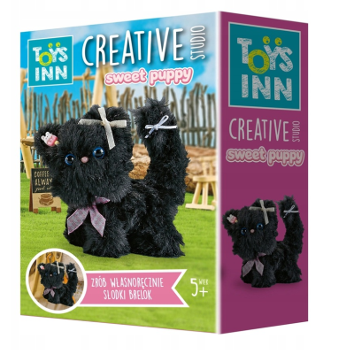 299841 ZESTAW KREATYWNY STNUX SWEET PUPPY CZARNY KOTEK