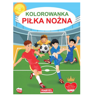 944627 MARTEL KOLOROWANKA PIŁKA NOŻNA