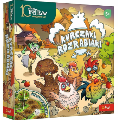 03073 TREFL GRA RODZINNA KURCZAKI ROZRABIAKI RODZINA TREFLIKÓW