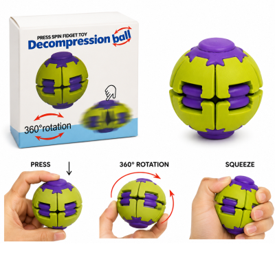 PIŁKA OBRACAJĄCA SIĘ DECOMPRESSION BALL RÓŻNE KOLORY
