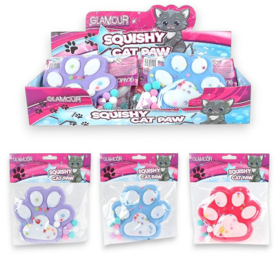578285 GNIOTEK SQUISHI MEGA ŁAPKA KOTKA KOTEK 14CM