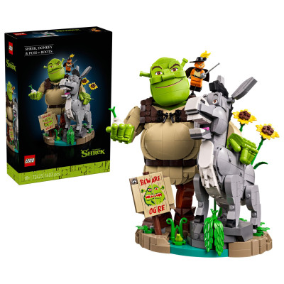 72423 LEGO ICONS SHREK OSIOŁ I KOT W BUTACH 2026