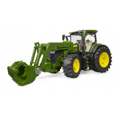 03151 TRAKTOR CIĄGNIK JOHN DEERE 7R 350 Z ŁADOWACZEM CZOŁOWYM BRUDER