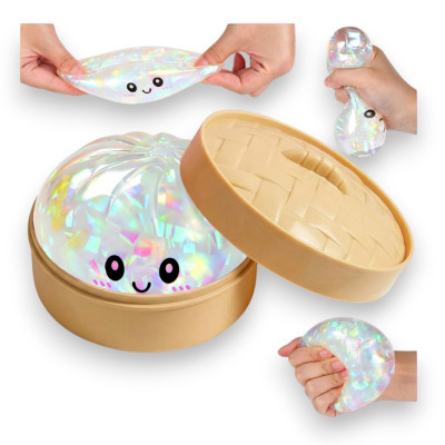 YJ0904 DUMPLINGS SQUISHY MASKOTKA PIEROŻEK 10CM RÓŻNE KOLORY WODNY