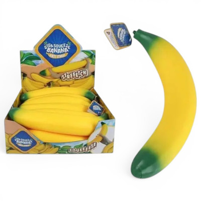 585962 BANAN 37CM GIGANT MEGA GNIOTEK SQUISHY ANTYSTRESOWY