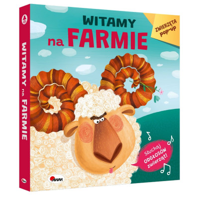 816991 WITAMY NA FARMIE ZWIERZĘTA POP-UP KSIĄŻKA DŹWIĘKOWA