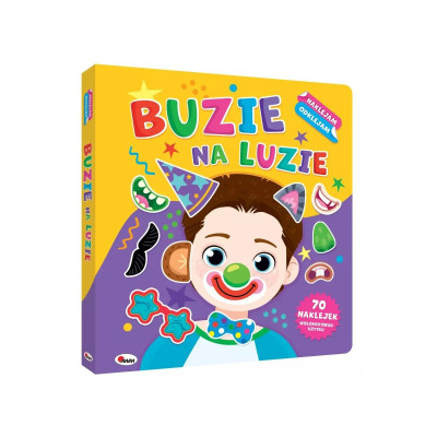 817349 KSIĄŻECZKA NAKLEJAM, ODKLEJAM – BUZIE NA LUZIE