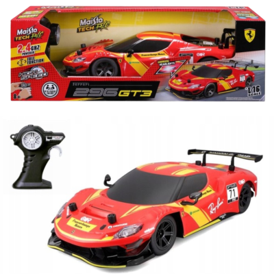 828624 AUTO POJAZD ZDALNIE STEROWANY FERRARI 296 GTS CZERWONY