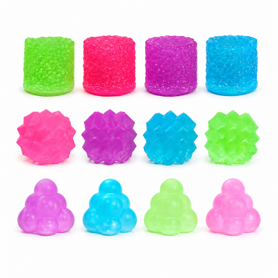 607459 CUKROWY GNIOTEK SQUISHY ANTYSTRESOWY RÓŻNE KOLORY