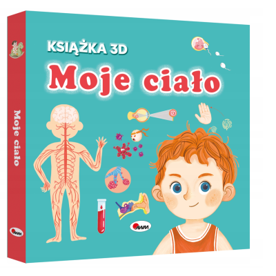 816441 KSIĄŻKA 3D MOJE CIAŁO KSIĄŻKA Z RUCHOMYMI ELEMENTAMI I OKIENKAMI