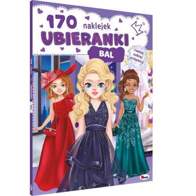 817400 KSIĄŻECZKA Z NAKLEJKAMI UBIERANKI BAL
