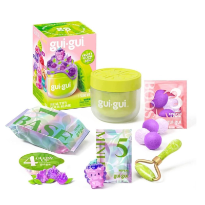 904398 GUI GUI SLIME ZESTAW DO ROBIENIA GLUTÓW MASA CLEAR TRANSPARENT