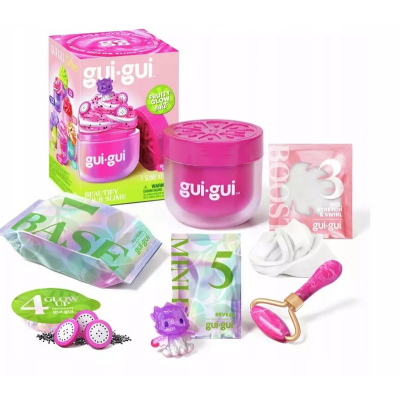 904428 GUI GUI FRUIT SLIME CRUNCH ZESTAW DO ROBIENIA GLUTÓW MASA RÓŻOWY