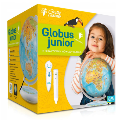 118042 CZYTAJ Z ALBIKIEM ALBIK INTERAKTYWNY GLOBUS JUNIOR 4+
